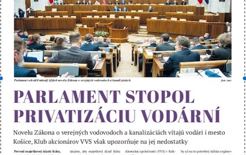 Jedenáste vydanie novín Klubu akcionárov